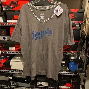 MLB Kansas City Royals KC Majestic Cooperstown Adult Woman's  1X